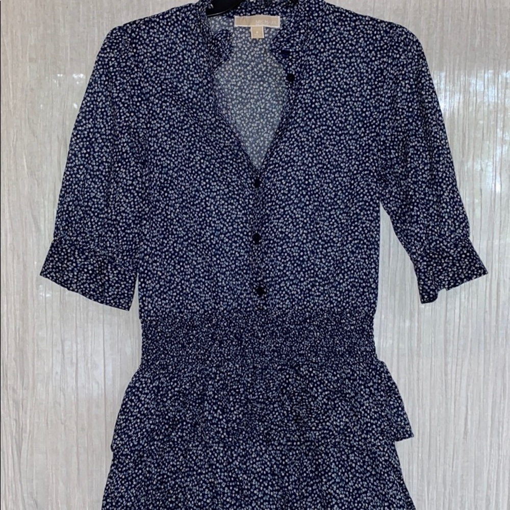 Michael Kors Floral Tiered Dress